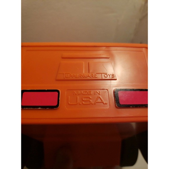 Vintage Tupperware Toys Red Truck Car - Made in the USA - Picture 7 of 7